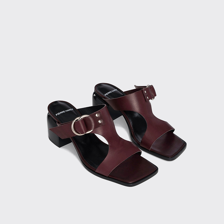 ISOLA RIDER HEELED MULE