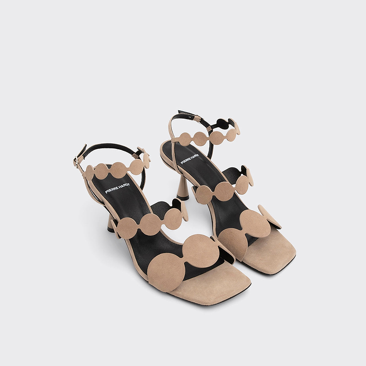 MULTI BULLE LAVA HEELED SANDAL