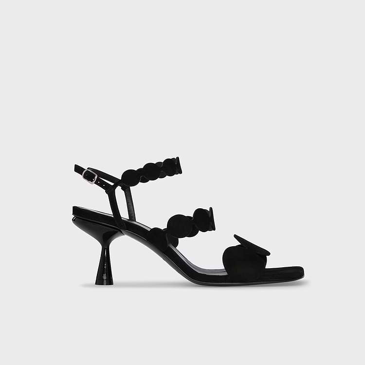 MULTI BULLE LAVA HEELED SANDAL