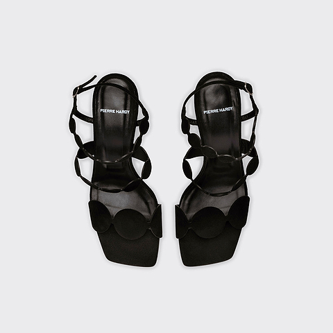 MULTI BULLE LAVA HEELED SANDAL