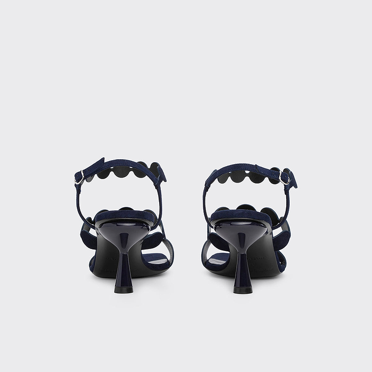 MULTI BULLE LAVA HEELED SANDAL