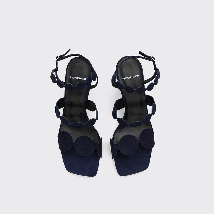 MULTI BULLE LAVA HEELED SANDAL