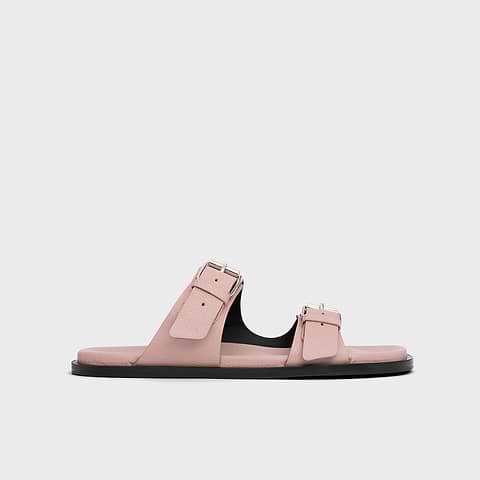 Pierre Hardy MARLON SANDAL, powder pink grained kidskin
