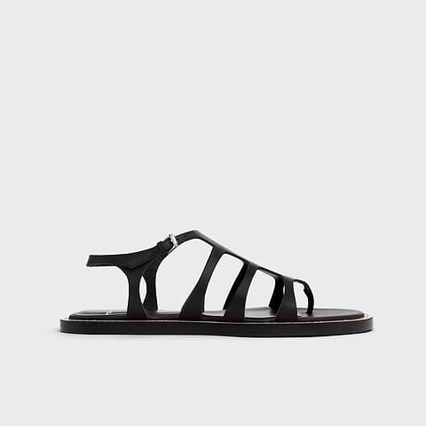 Pierre Hardy SANDALE ROMA, cuir de veau noir