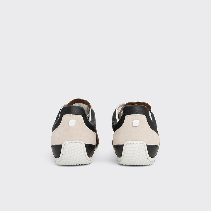 Pierre Hardy JUMP SNEAKERS, black calfskin and brown and off-white suede calfskin, vue 5