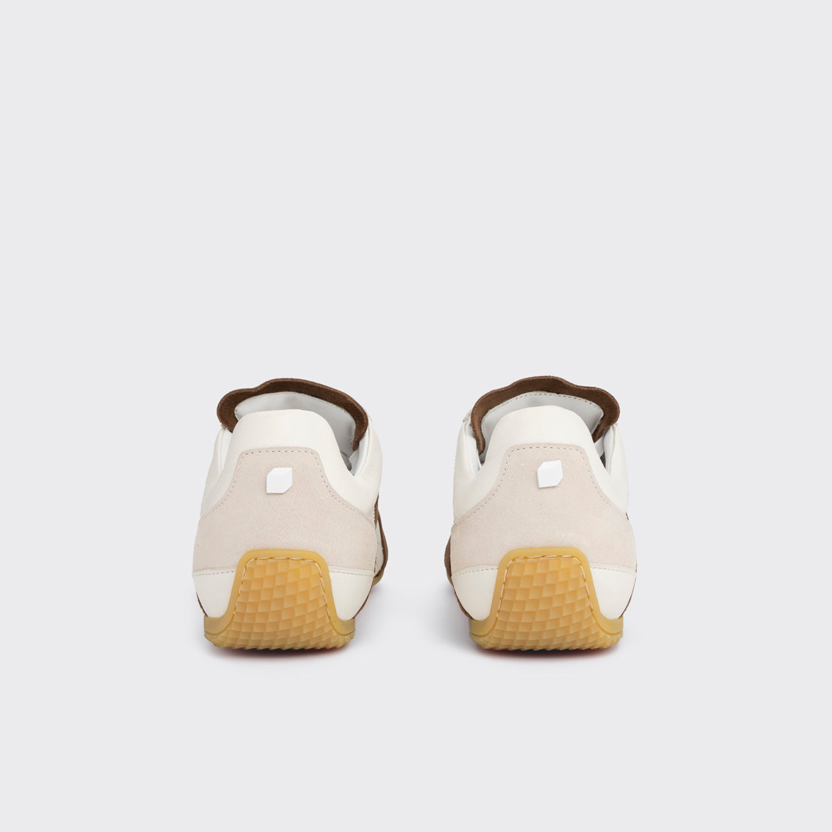 Pierre Hardy JUMP SNEAKERS, white calfskin and brown and off-white suede calfskin, vue 7