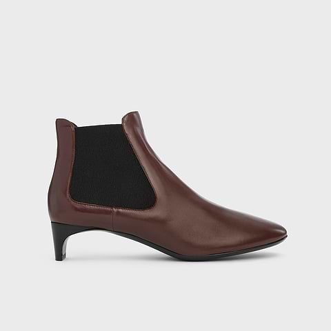 Pierre Hardy BOTTINES CHELSEA CLAUDE, brown lambskin