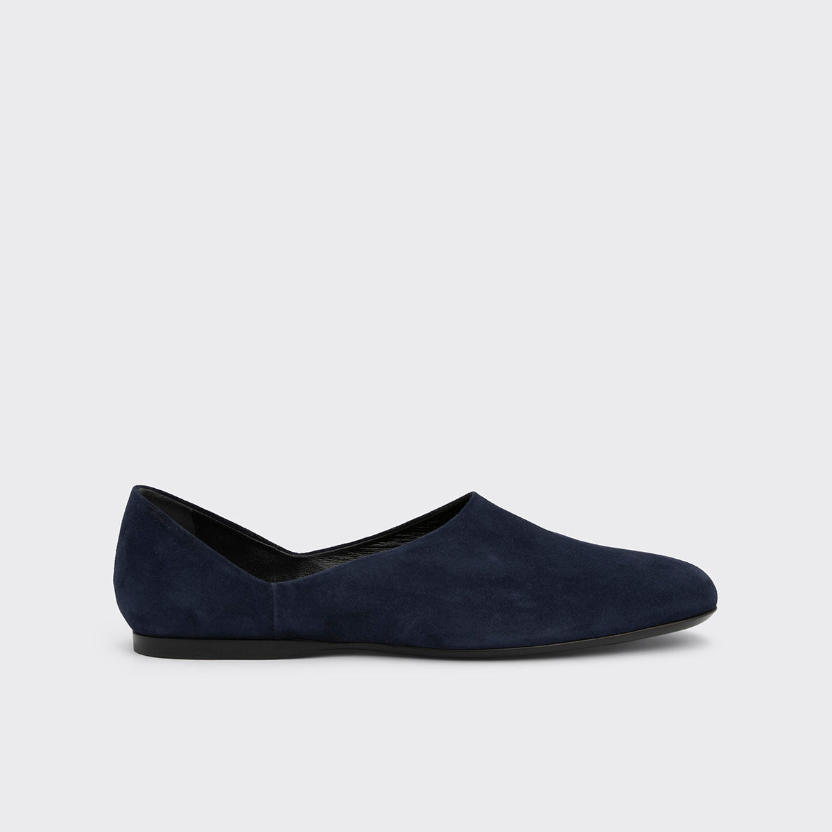 Pierre Hardy PIA SLIP-ON SHOES, navy suede kidskin