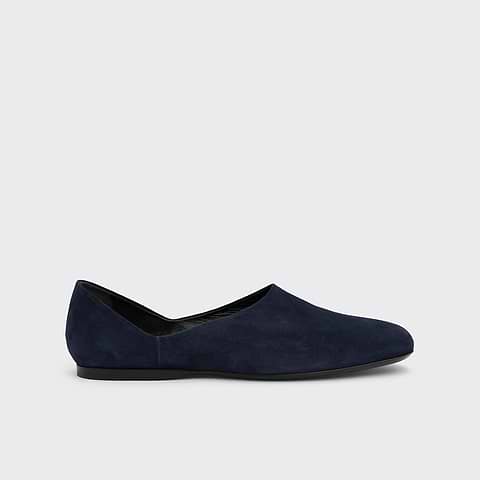 Pierre Hardy CHAUSSURES À ENFILER PIA, navy suede kidskin