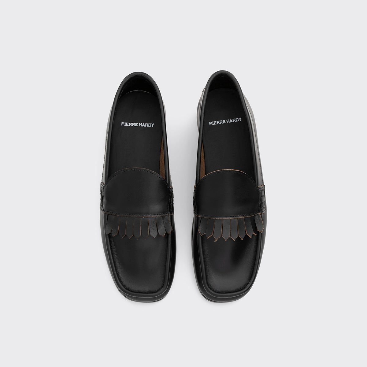 Pierre Hardy ETHAN LOAFER, black calfskin, vue 2