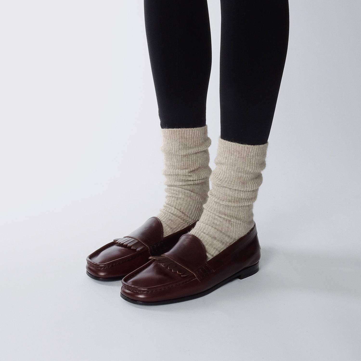 Pierre Hardy ETHAN LOAFER, burgundy calfskin, vue 4