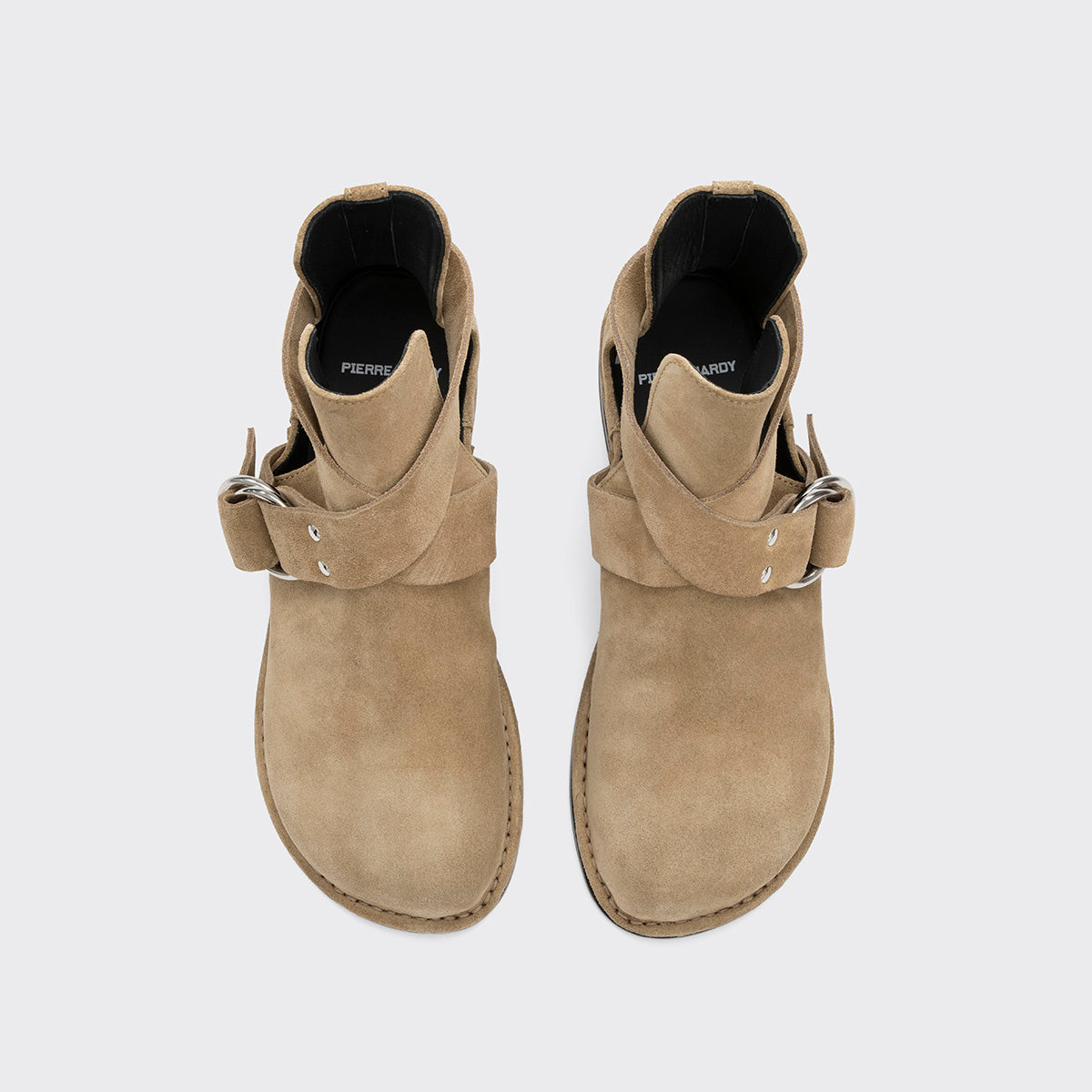 Pierre Hardy FRANCES BOOTS, sand suede calfskin, vue 2