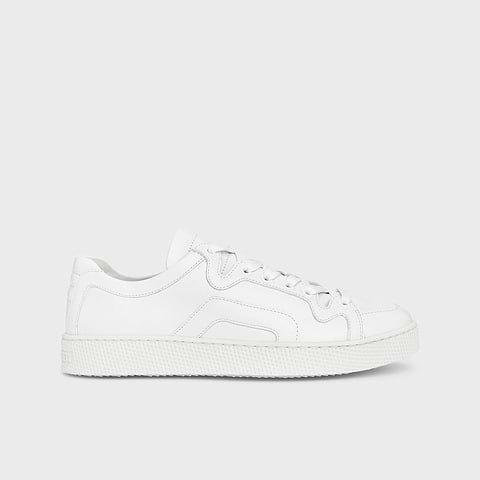 Pierre Hardy BASKETS ALPHA - FEMME, cuir de veau blanc