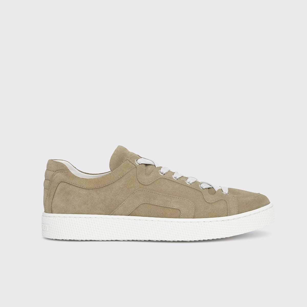 Pierre Hardy BASKETS ALPHA - FEMME, cuir de veau velours sable