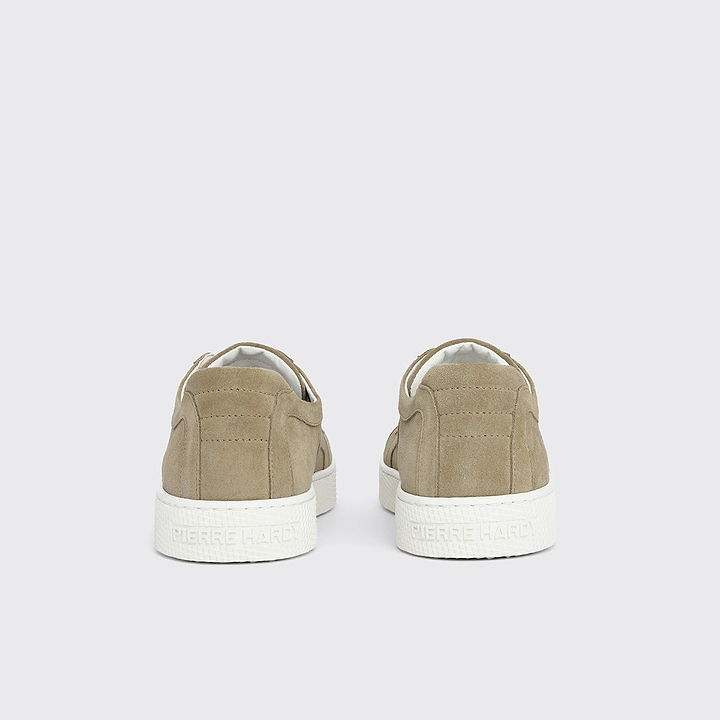 Pierre Hardy BASKETS ALPHA - FEMME, cuir de veau velours sable, vue 7