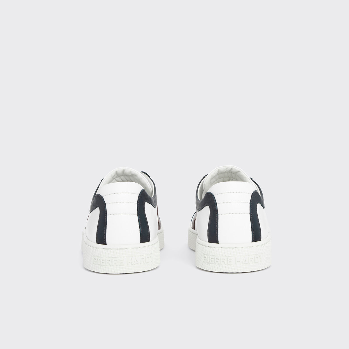 Pierre Hardy ALPHA SNEAKERS - MEN, white, green, navy blue and burgundy calfskin, vue 6