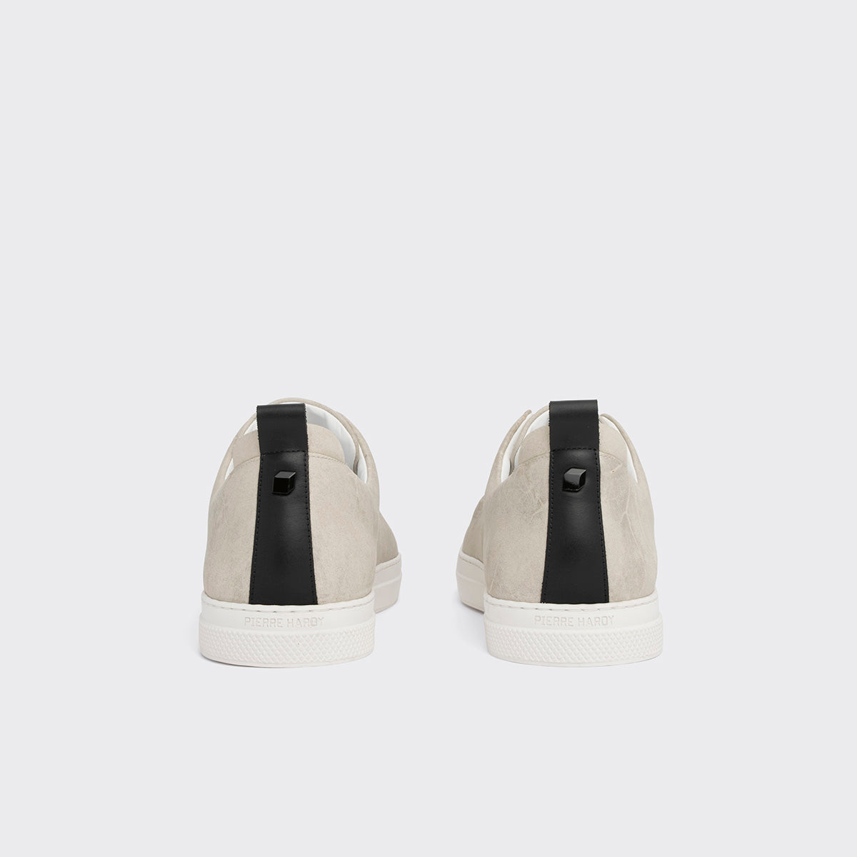Pierre Hardy SLIDER SNEAKERS, greige calfskin, vue 5