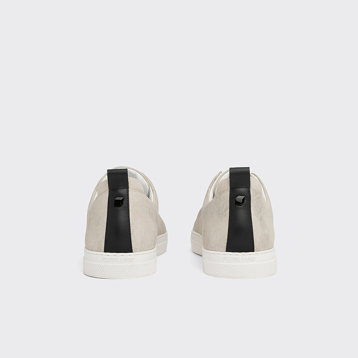 Pierre Hardy SLIDER SNEAKERS, greige calfskin, vue 5