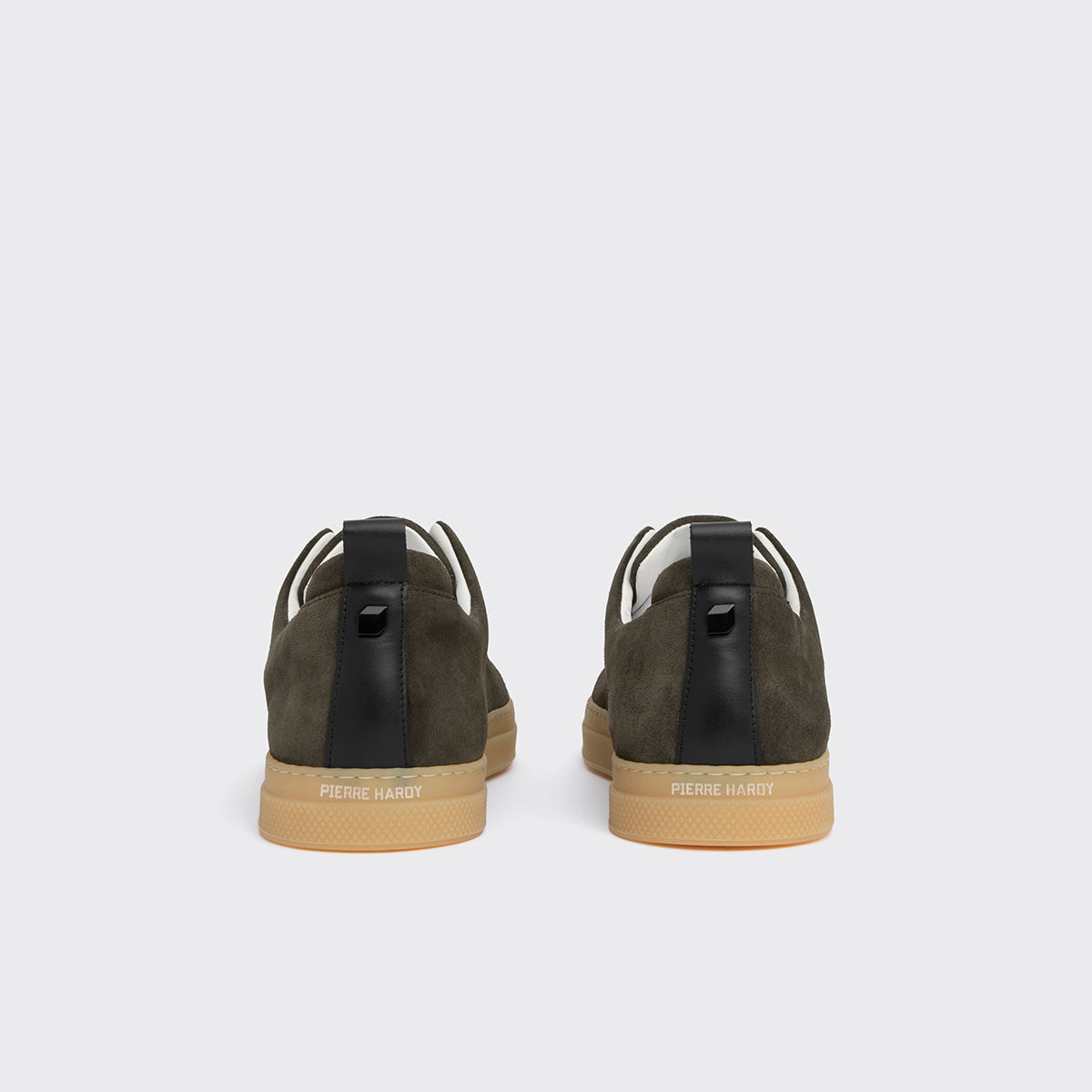 Pierre Hardy SLIDER SNEAKERS, khaki suede calfskin, vue 7