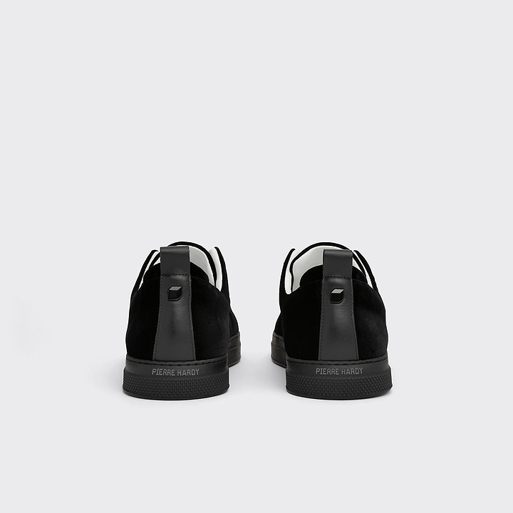 Pierre Hardy SLIDER SNEAKERS, calfskin and black suede, vue 5