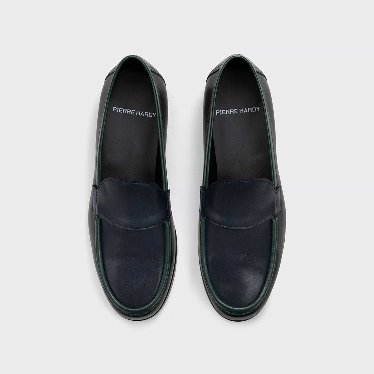 HARDY men s loafers in black navy green leather PIERRE HARDY