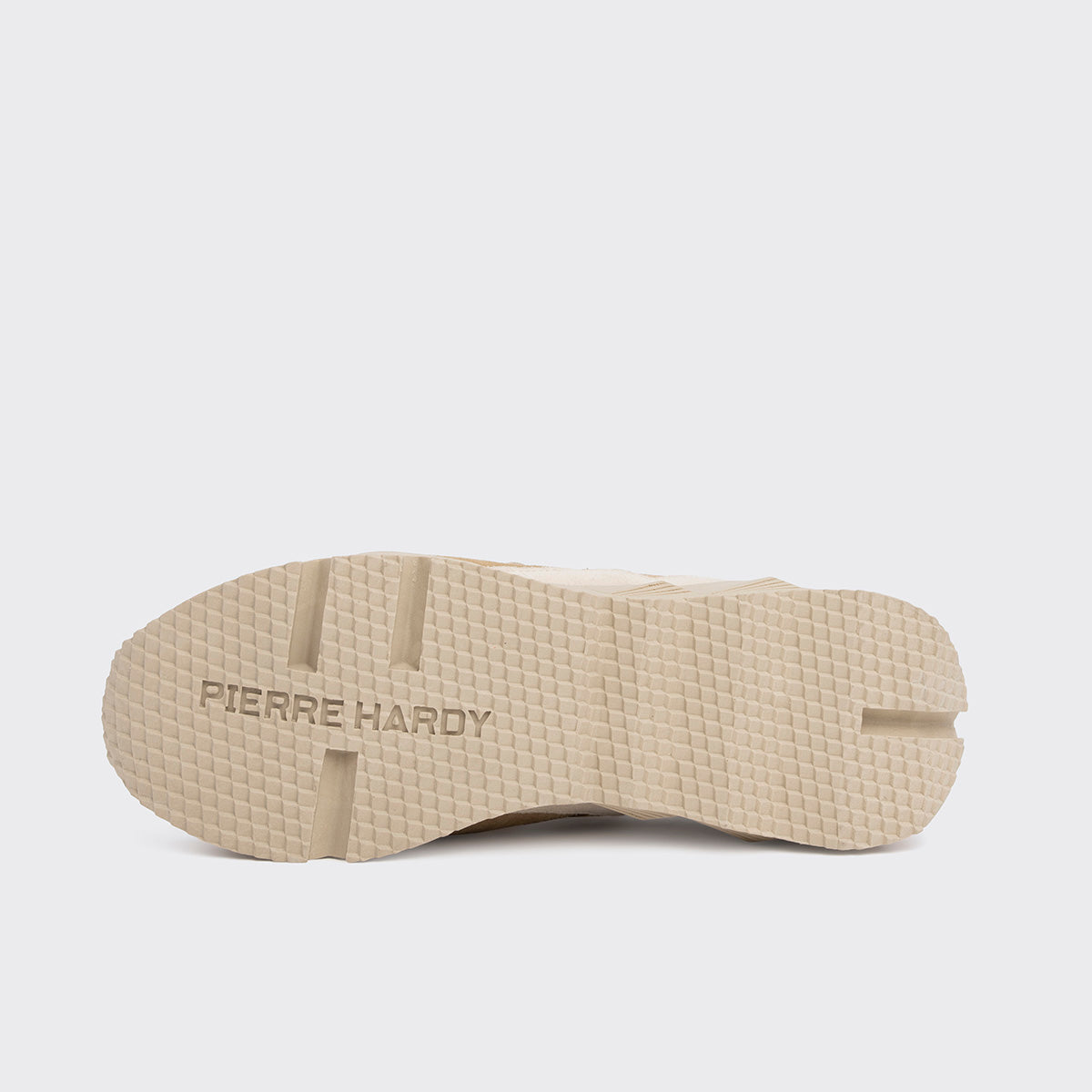 Pierre Hardy TREK COMET SNEAKERS, sand nylon canvas and sand and beige suede calfskin, vue 4
