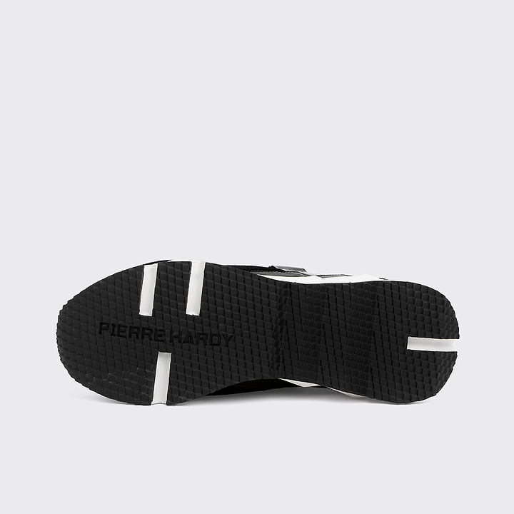Pierre Hardy TREK COMET SNEAKERS, black suede, black patent lambskin and black suede calfskin, vue 4