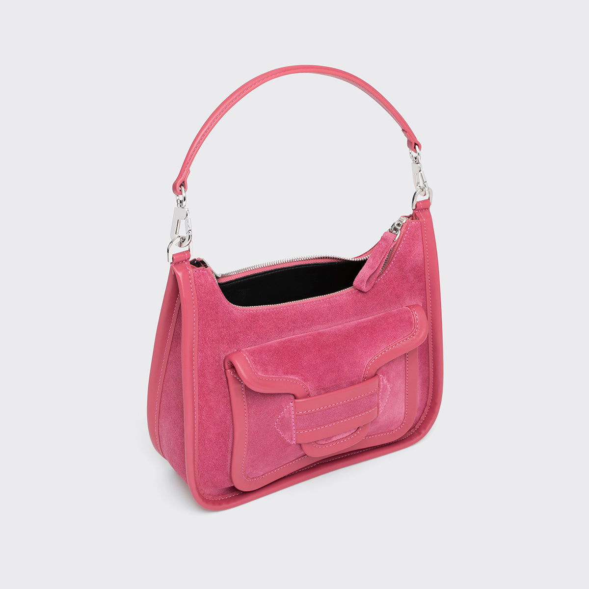Pierre Hardy SAC ALPHA DAY, cuir de veau velours et cuir de veau rose, vue 2