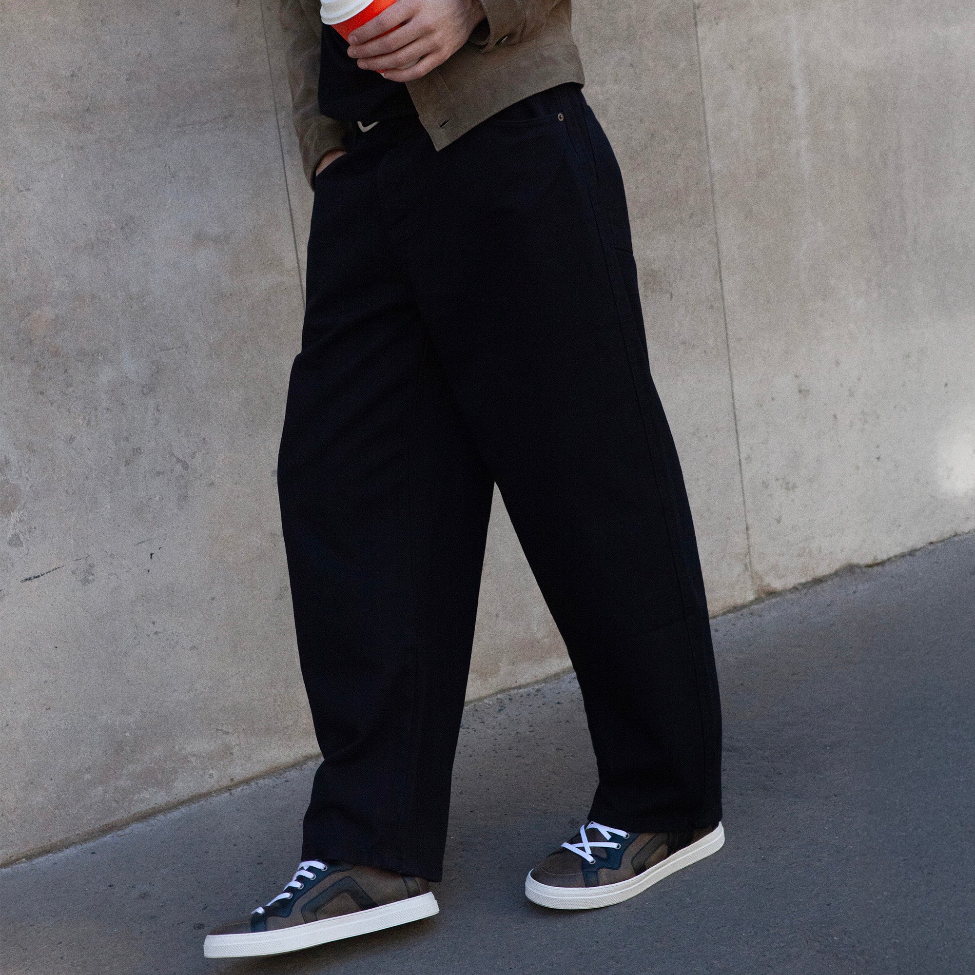 112 high-top sneakers for men in brown leather — PIERRE HARDY