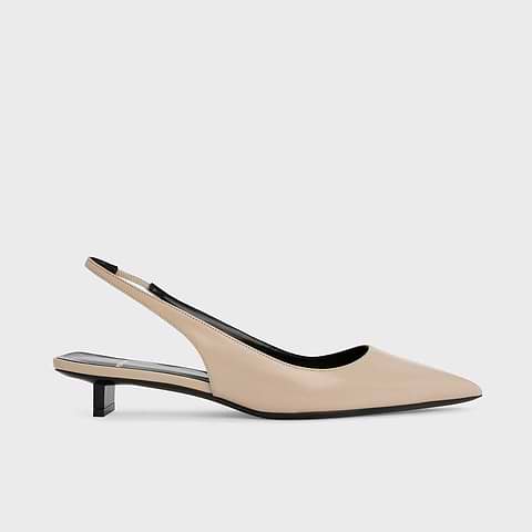 Pierre Hardy STELLA SLINGBACK, beige kidskin