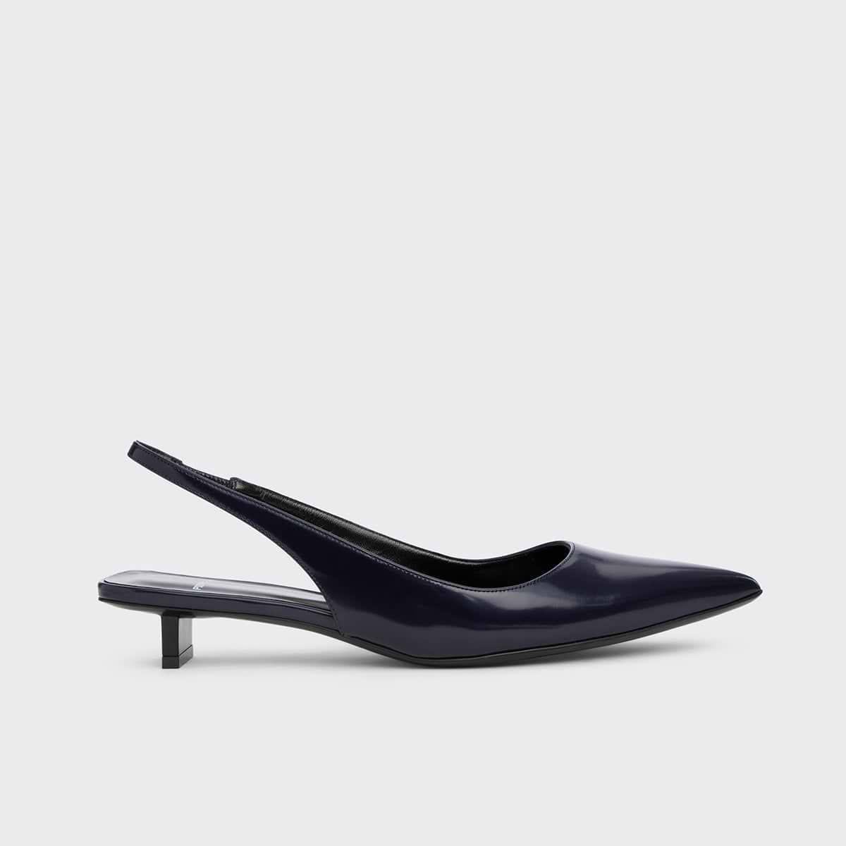 Pierre Hardy STELLA SLINGBACK, navy patent lambskin