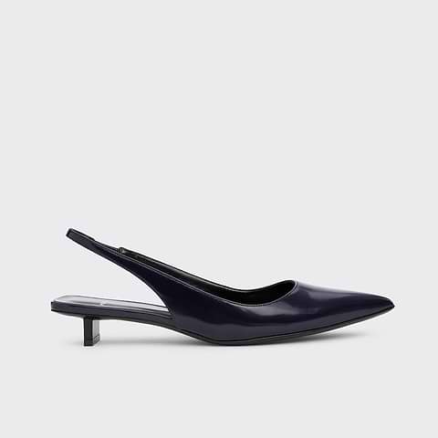Pierre Hardy STELLA SLINGBACK, navy patent lambskin