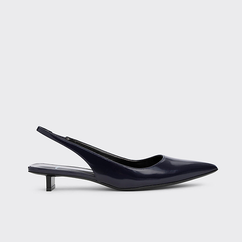 Pierre Hardy STELLA SLINGBACK, navy patent lambskin