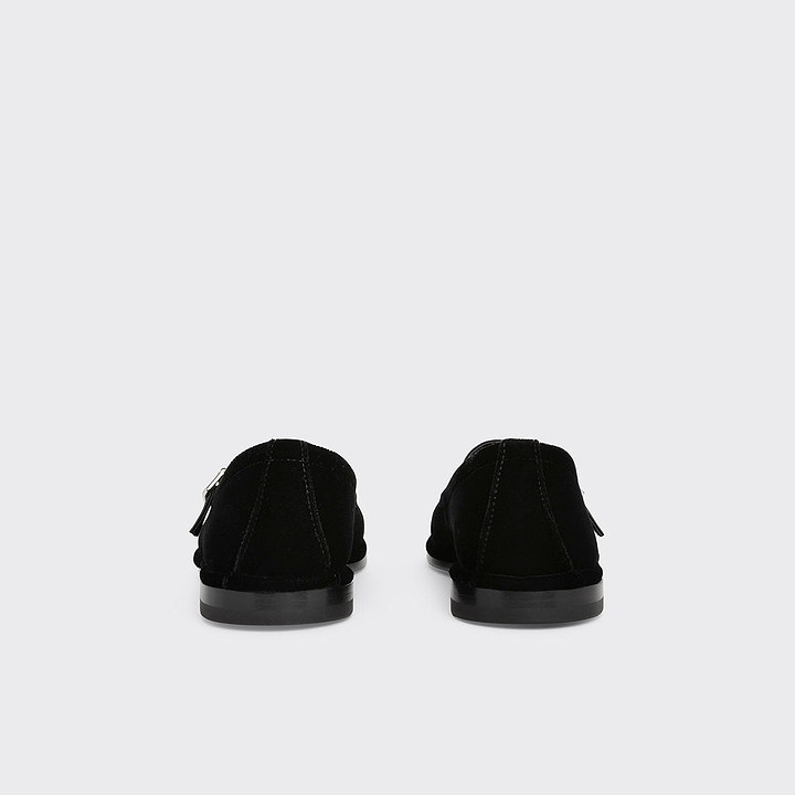 Pierre Hardy TRISH BALLERINA, lambskin and black suede, view 8