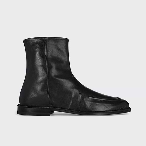 Pierre Hardy NOTO BOOTS, black kangaroo leather