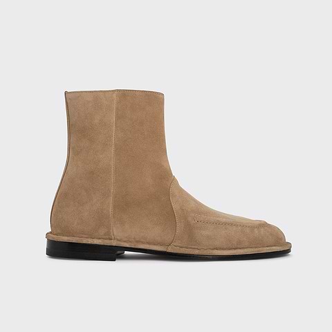 Pierre Hardy NOTO BOOTS, sand suede calfskin