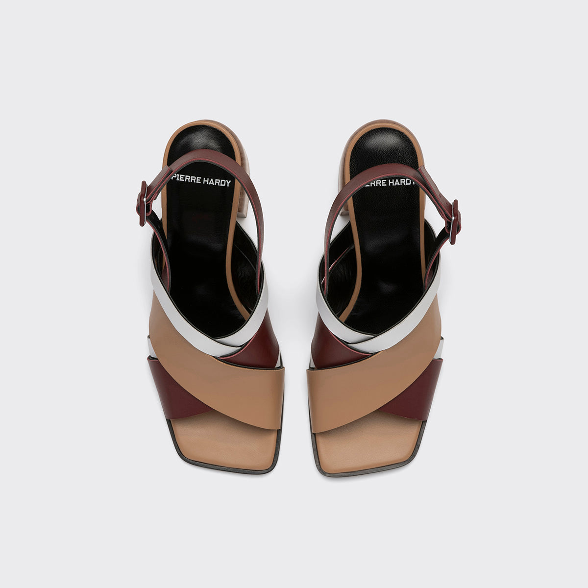 ALPHA CROSS HEELED SANDAL