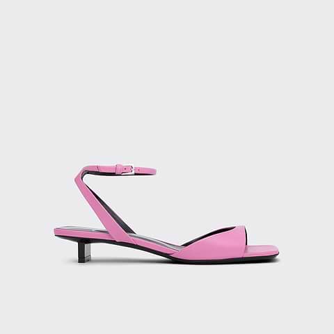 Pierre Hardy STELLA SANDAL, pink kidskin