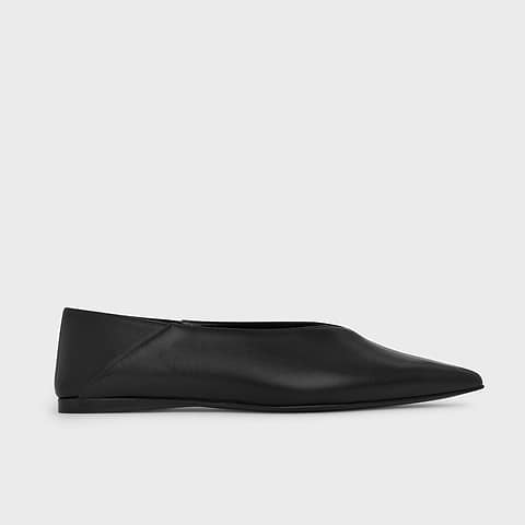 Pierre Hardy VITESSE BALLET FLAT, balck lambskin