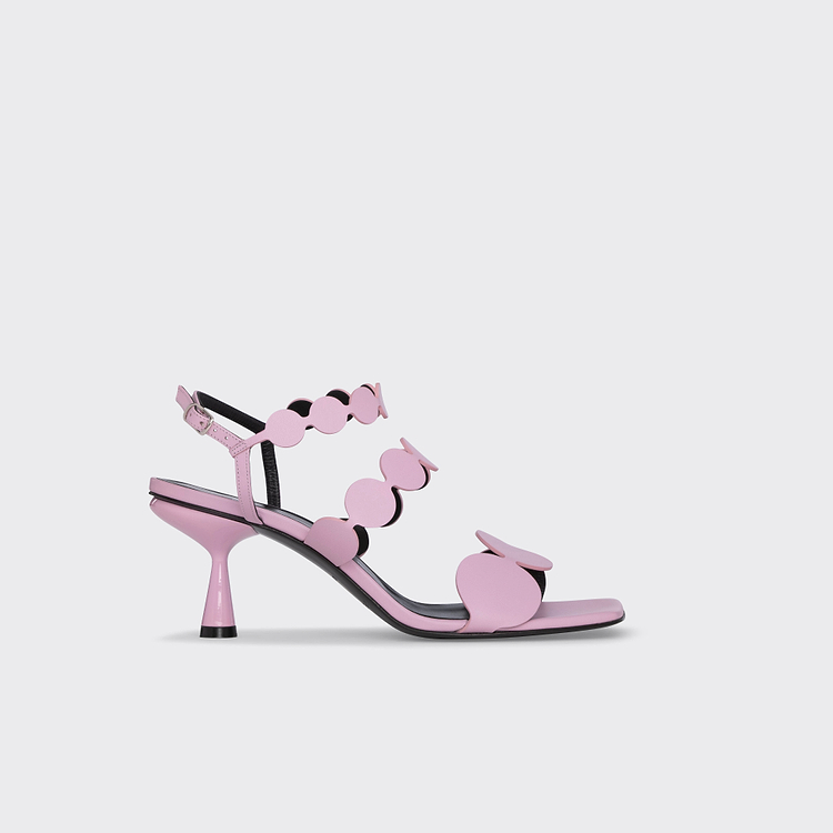 MULTI BULLE LAVA HEELED SANDAL