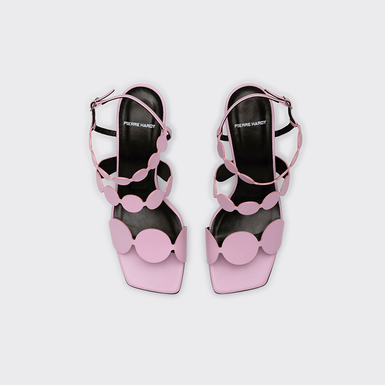 MULTI BULLE LAVA HEELED SANDAL