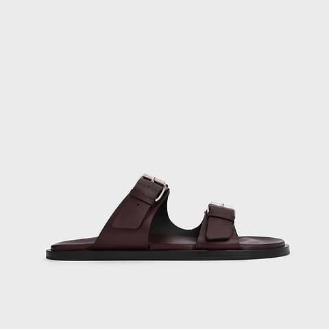 Pierre Hardy MARLON SANDAL, burgundy calfskin