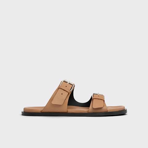 Pierre Hardy MARLON SANDAL, camel grained kidskin