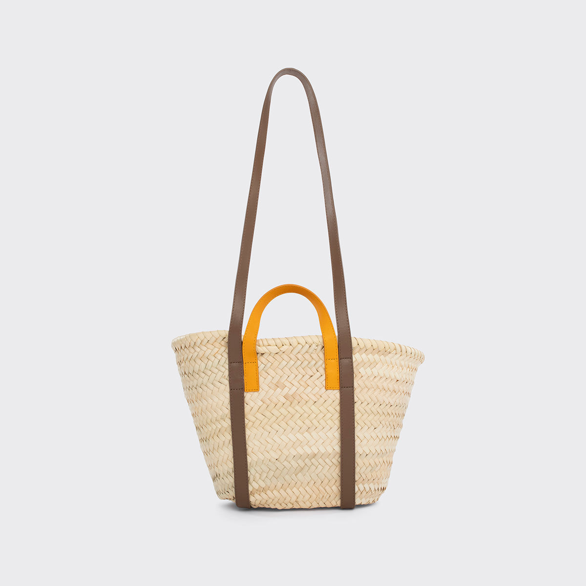 Pierre Hardy ALPHA MINI BASKET, camel & black lambskin and sun calfskin, view 5