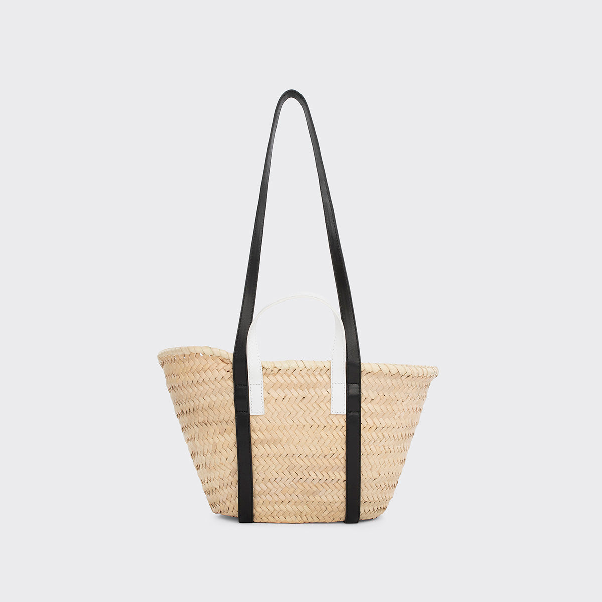 Pierre Hardy ALPHA MINI BASKET, pink & white calfskin and black & off-white lambskin, view 5