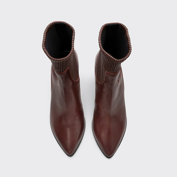 Pierre Hardy RODEO BOOTS, burgundy kidskin, view 2