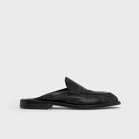 Pierre Hardy NOTO MULE, black kangaroo leather