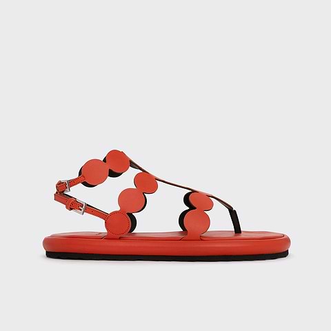 Pierre Hardy ANTIC BULLES SANDAL, sun calfskin