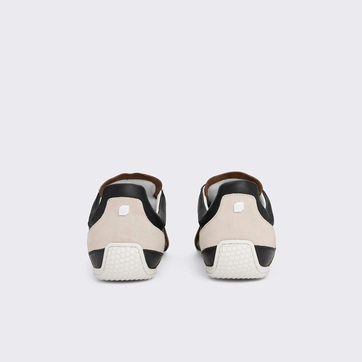 Pierre Hardy JUMP SNEAKERS, black calfskin and brown and off-white suede calfskin, view 5