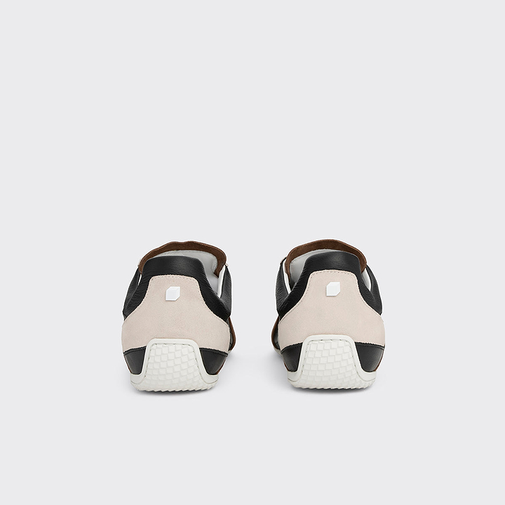 Pierre Hardy JUMP SNEAKERS, black calfskin and brown and off-white suede calfskin, view 5